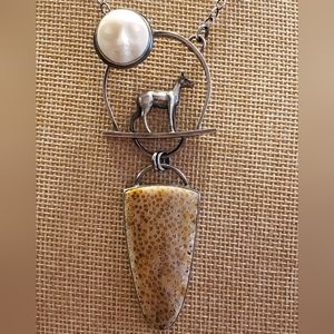 One of a kind sterling silver necklace